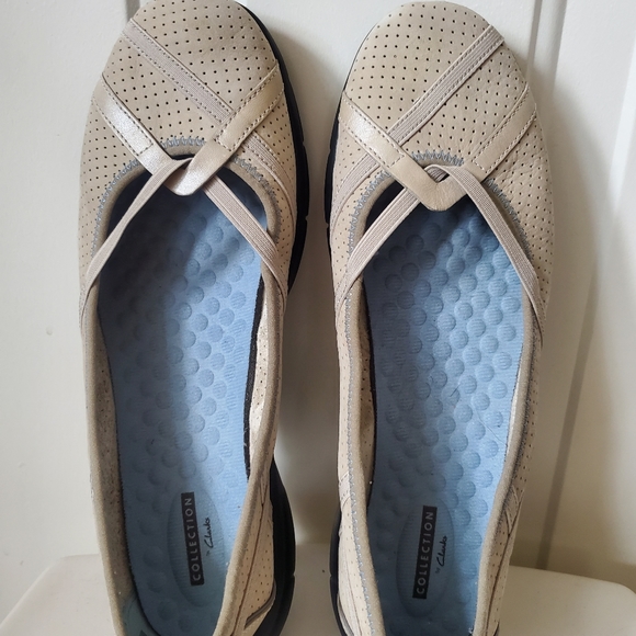 Worn Once Slip on Balet Comfort Walking Clark's size 10 - Picture 2 of 11
